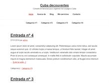 Tablet Screenshot of cubadecouvertes.com